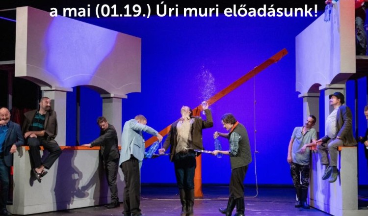 Elmarad a január 19-i Úri muri előadásunk!