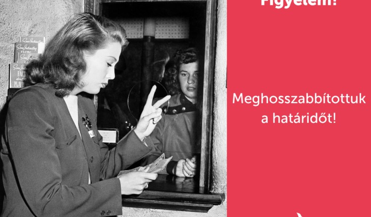 Meghosszabbítottuk a bérletmegújítás határidejét!