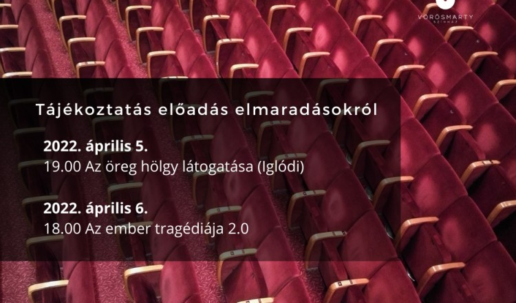 Elmaradó előadások